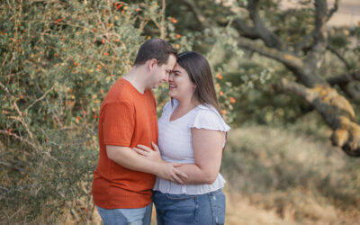 Engagement Shoot at Hadleigh Castle